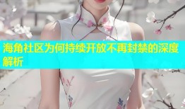 海角社区为何持续开放不再封禁的深度解析