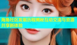 海角社区发展历程揭秘互动交流与资源共享新体验