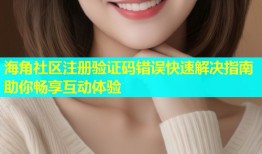 海角社区注册验证码错误快速解决指南助你畅享互动体验
