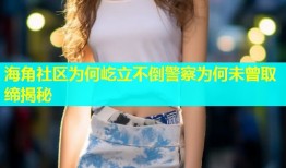 海角社区为何屹立不倒警察为何未曾取缔揭秘