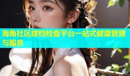 海角社区建档检查平台一站式健康管理与服务