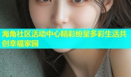 海角社区活动中心精彩纷呈多彩生活共创幸福家园