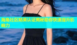 海角社区精英认证揭秘助你快速提升影响力